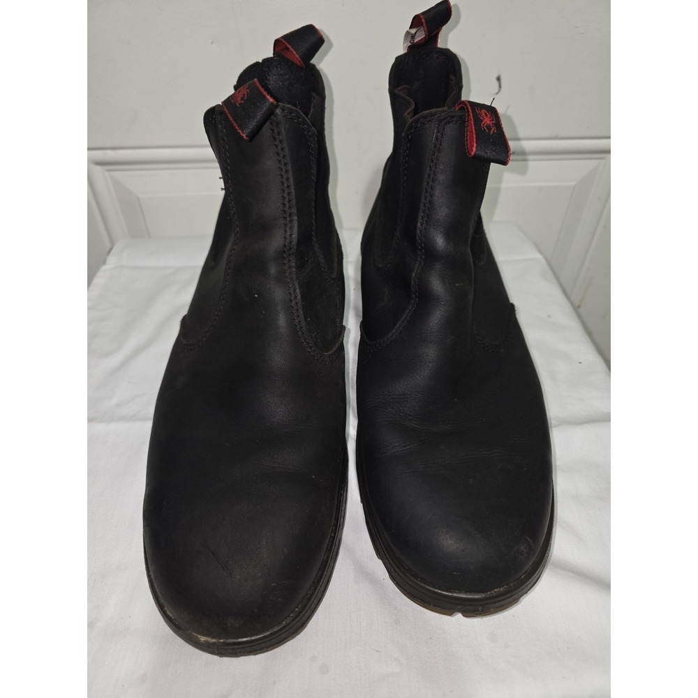 Redback Easy Escape Oil Kip UBBK Elastic Sided Soft Toe Black Leather Work Boots